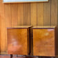 Pair of Burl Bedside Tables