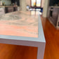 Rosa Portogallo Marble Dining Table with Powder-Coated Metal Base