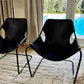 Pair of Paulistano Leather Arm Chairs Objekto