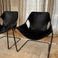 Pair of Paulistano Leather Arm Chairs Objekto