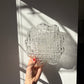 Vintage Murano Glass Flower Wall Sconce, Italy