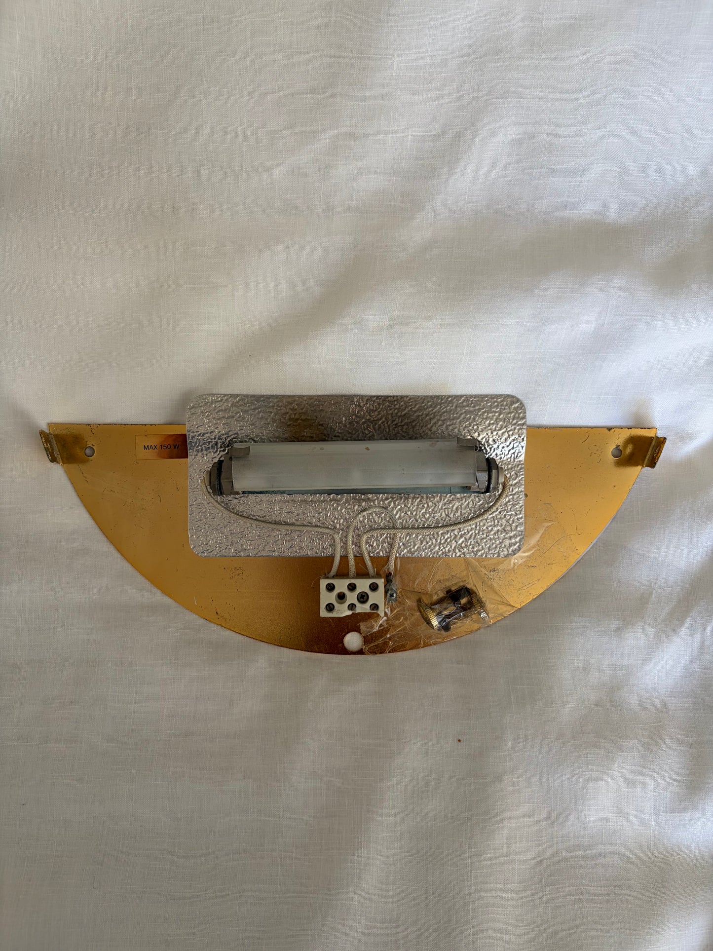 Vintage Murano Glass Shell Sconce, Italy