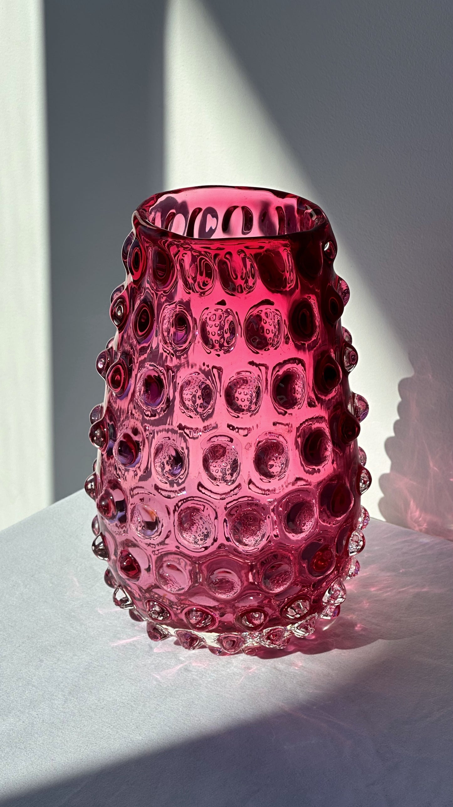 Pink Murano Vase