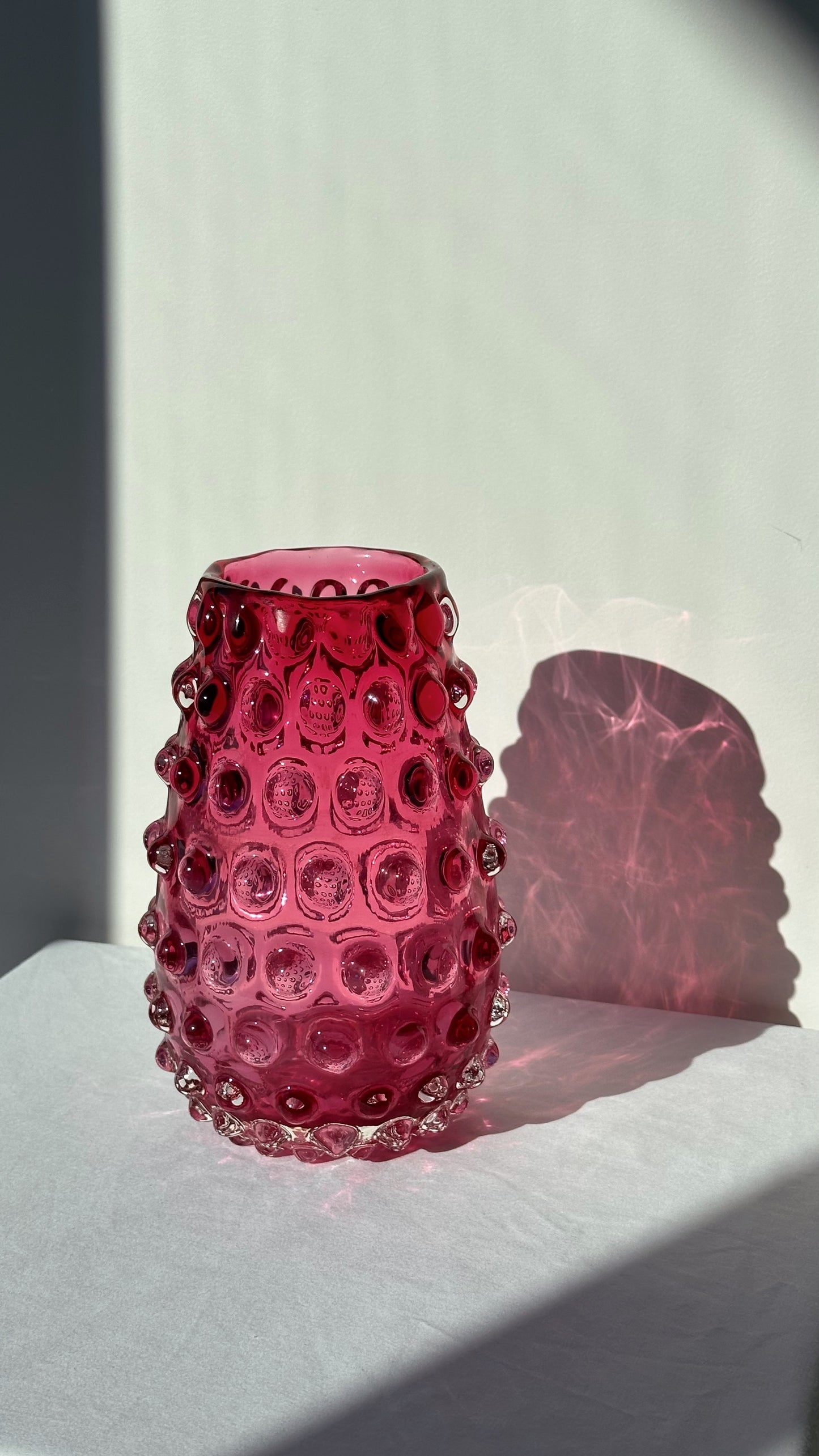 Pink Murano Vase