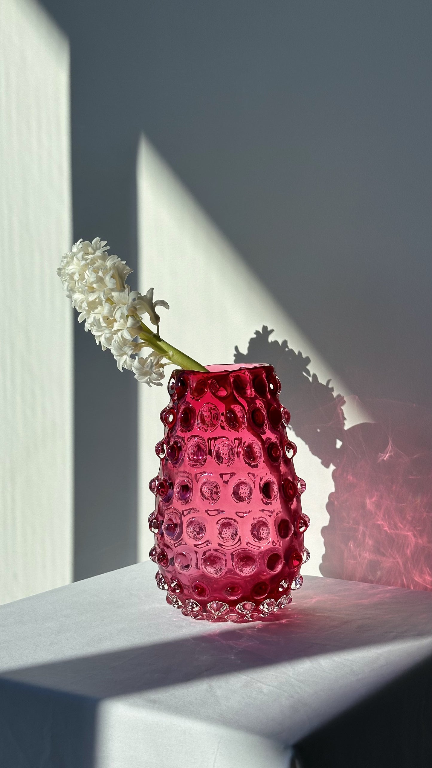 Pink Murano Vase