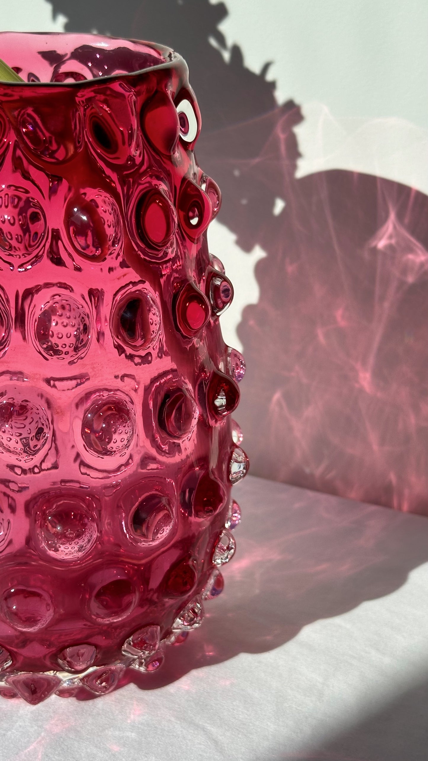Pink Murano Vase