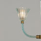 1940s Murano Barovier Chandelier in Aquamarine