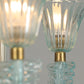 1940s Murano Barovier Chandelier in Aquamarine