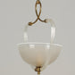 1940s Murano Glass Ceiling Pendant - Scalloped Bowl