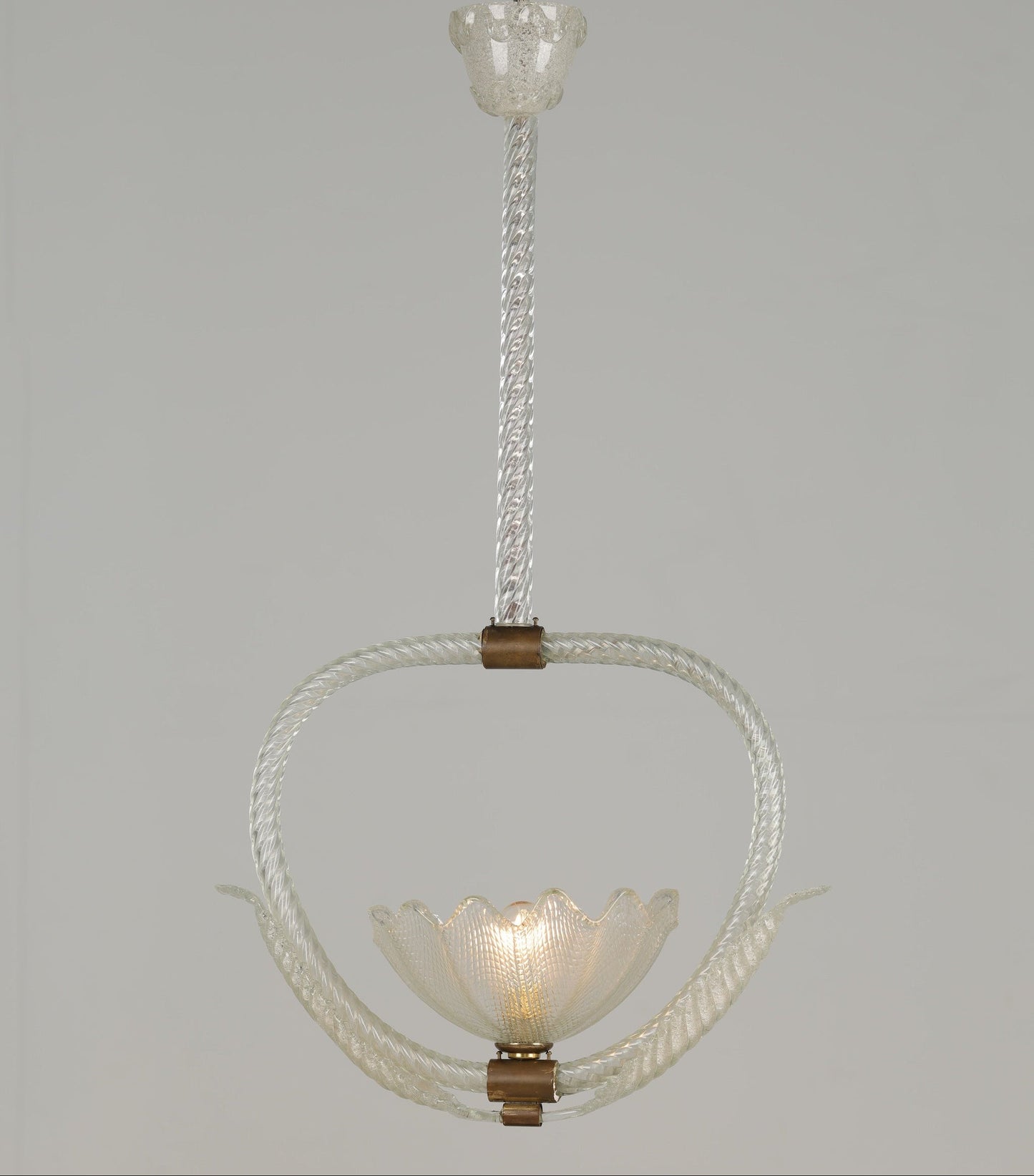 1940s Murano Barovier Ceiling Pendant - Flower