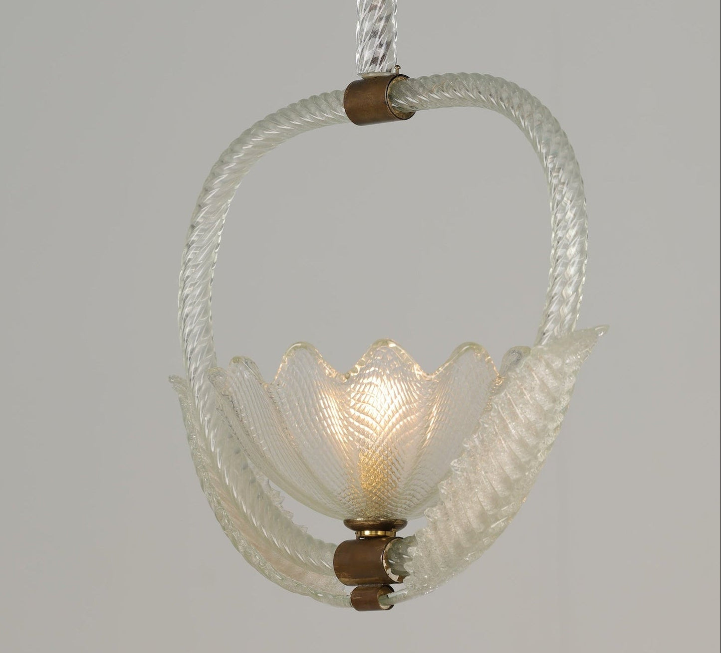 1940s Murano Barovier Ceiling Pendant - Flower