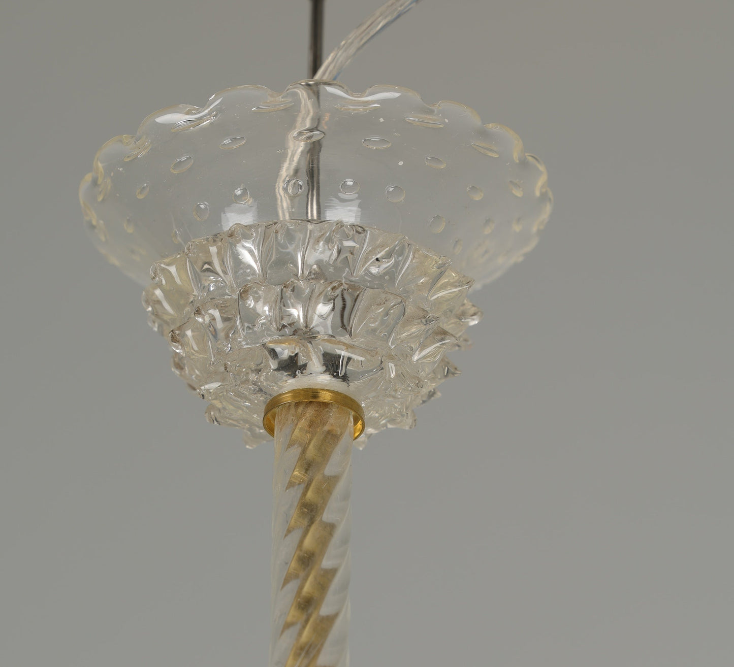 1940s Barovier Murano Ceiling Pendant - Rostrato