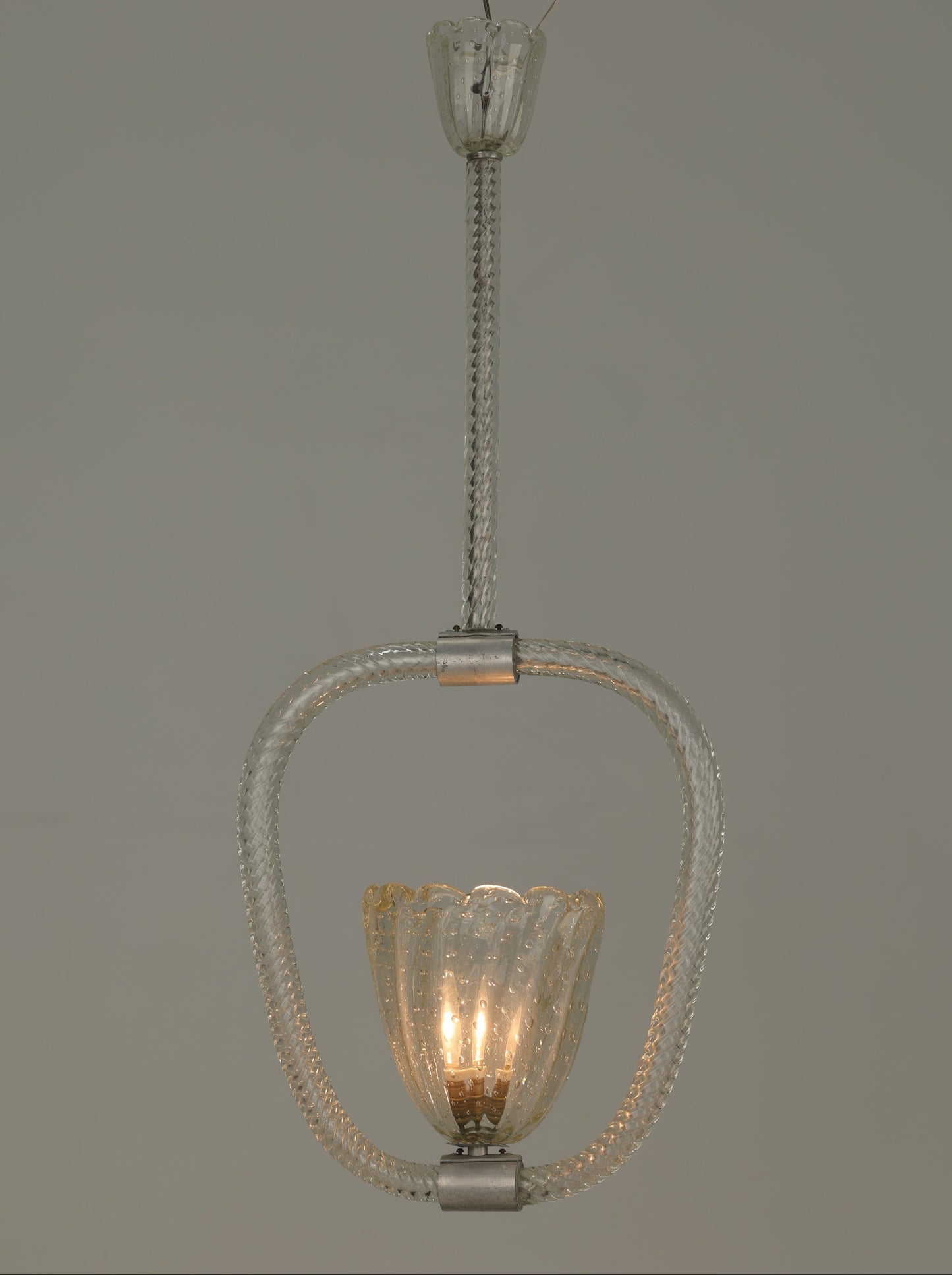 1940s Murano Barovier Ceiling Pendant - Bullicante