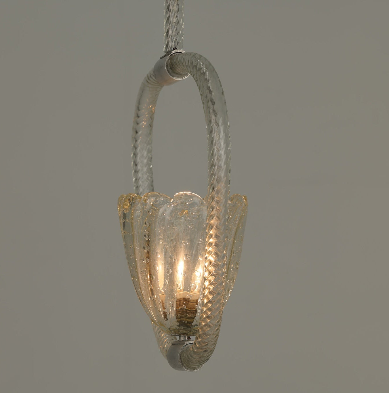 1940s Murano Barovier Ceiling Pendant - Bullicante