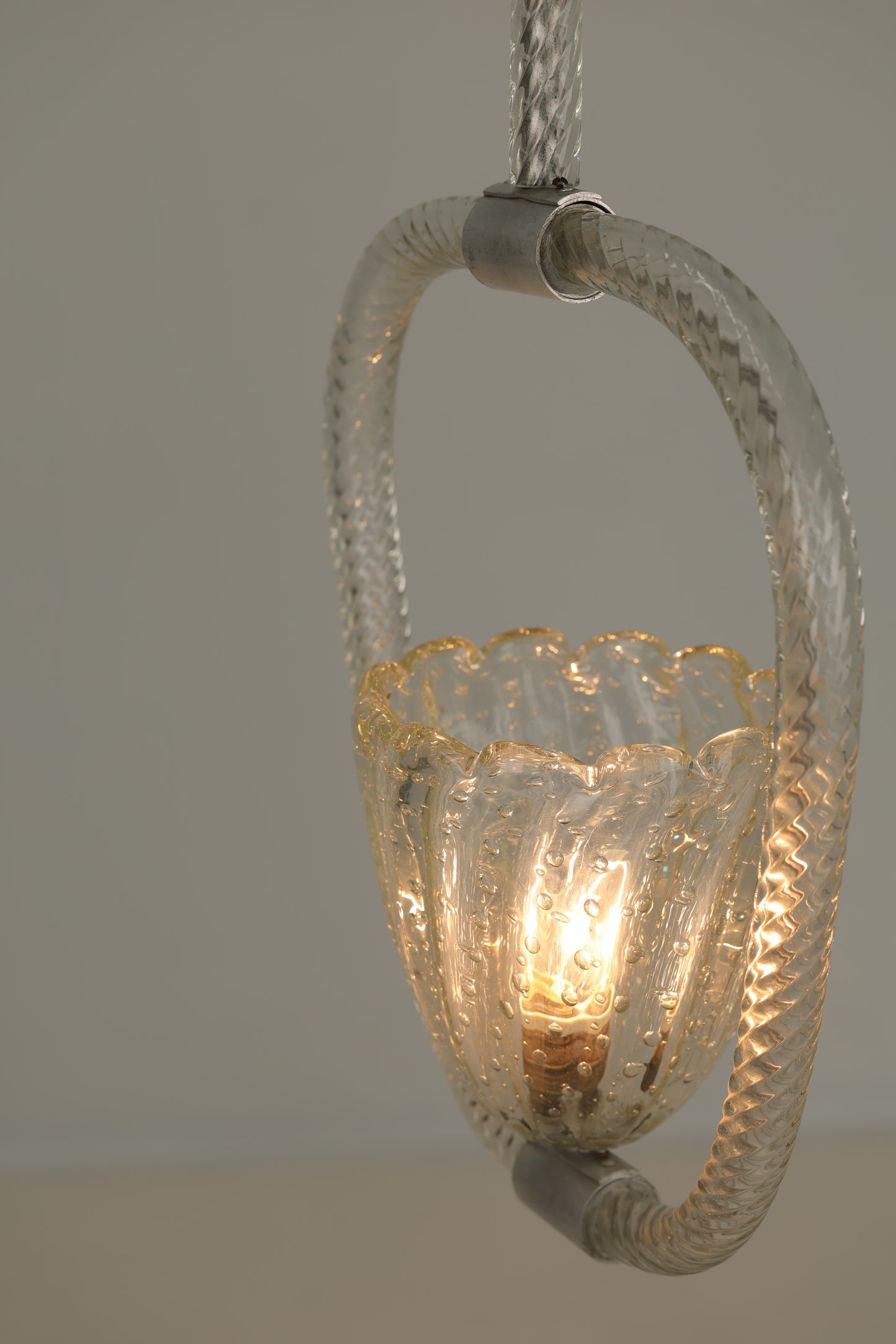 1940s Murano Barovier Ceiling Pendant - Bullicante