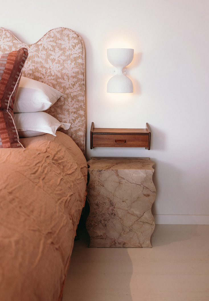 The Milia Mae Marble Side Table