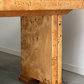 Vintage 1970's Maple Burl Desk