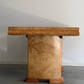 Vintage 1970's Maple Burl Desk