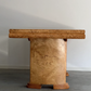 Vintage 1970's Maple Burl Desk