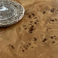 Vintage 1970's Maple Burl Desk