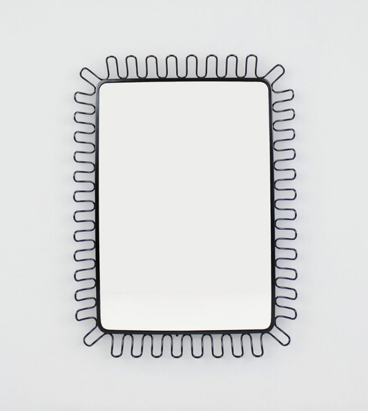 Vintage 'Mandal' Mirror by by Francis Cayouette