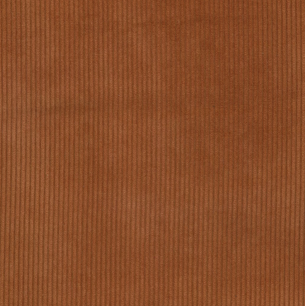 Custom Modular Corduroy Sofa - Rust Corduroy