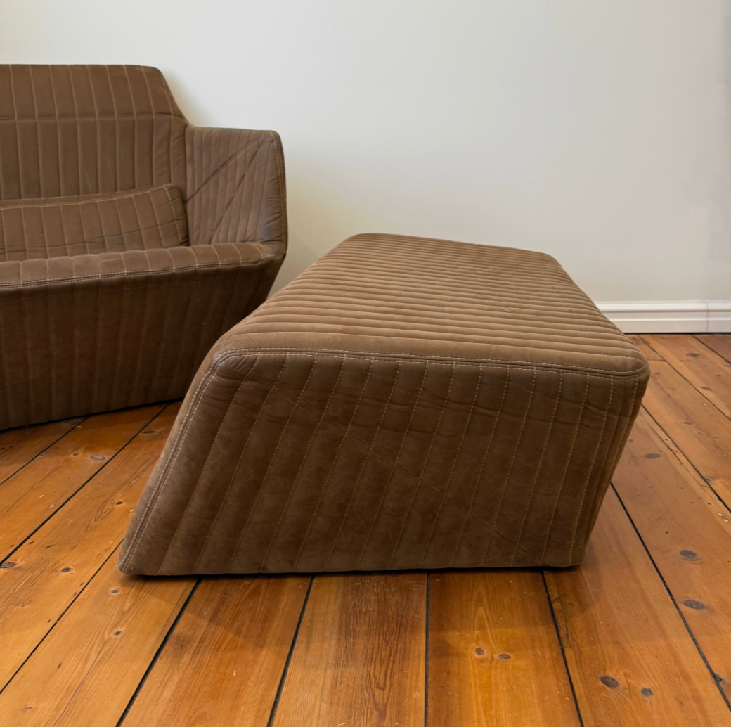 Ligne Roset Facett Two-Seater Settee & Footrest