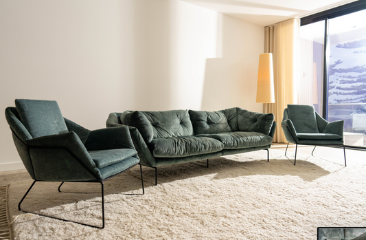 New York Suite Sofa and Two Armchairs - Saba Italia