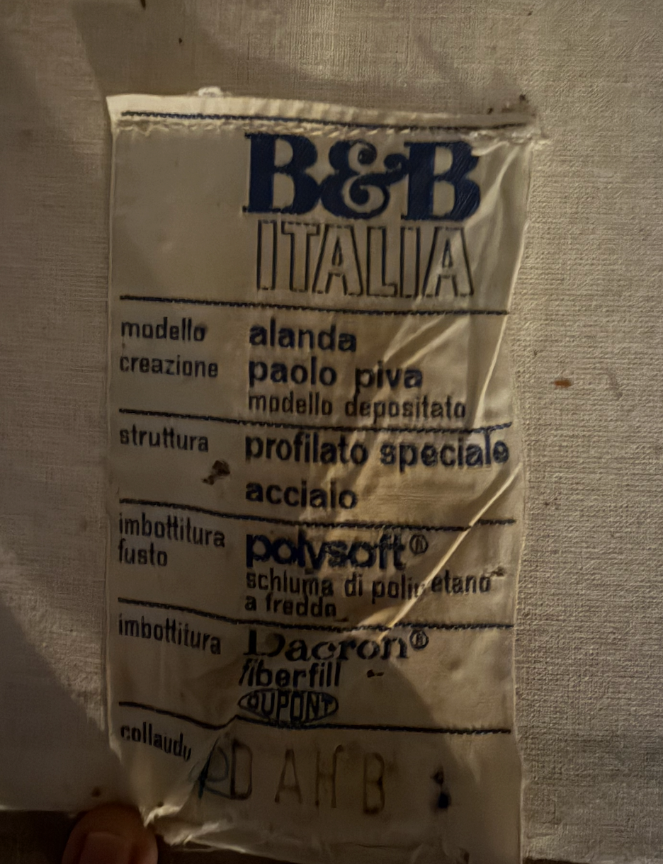 Vintage B&B Italia Alanda Sofa
