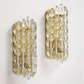 Pair of Crystal Wall Lights by Carl Fagerlund, Sweden 1960s