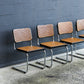 Set of Five Cesca Chairs by Marcel Breuer for Gavina, Italy 1960s