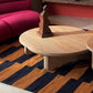 Ochre and Navy Blue Steps Rug by Beni Rugs
