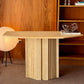 Vintage Italian Travertine Table #2