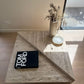 Vintage Split Level Unfilled Travertine Coffee Table