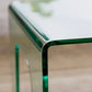 FIAM Italy Curved Glass Waterfall Table