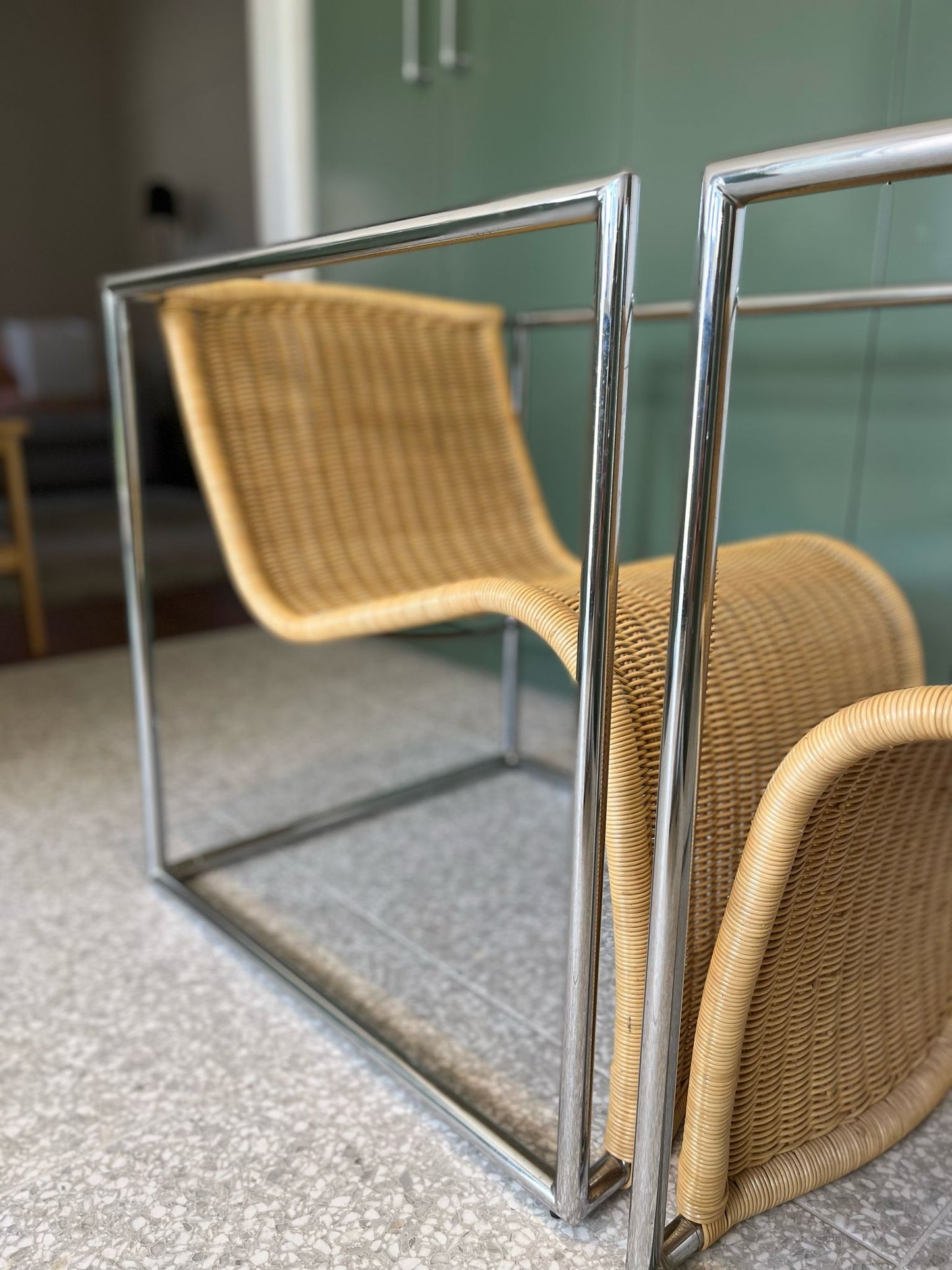Pair of Mario Cananzi ‘Quadronda’ Lounge Chairs