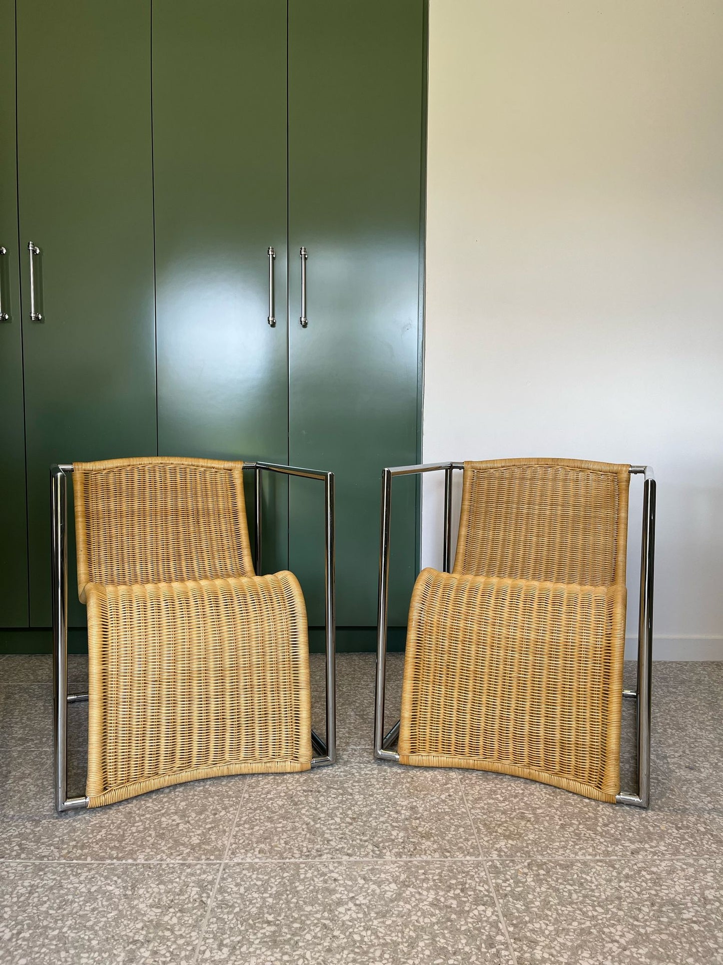 Pair of Mario Cananzi ‘Quadronda’ Lounge Chairs