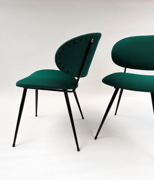 - Set of Four Mid Century Dining Chairs