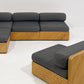 - Vintage Five Piece Modular Sofa