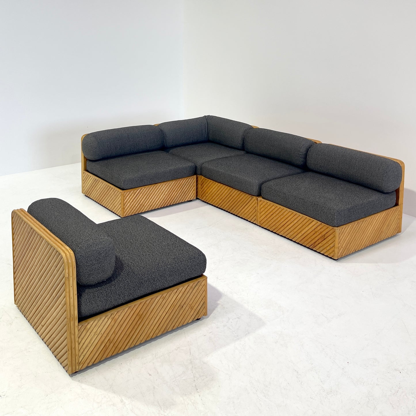 - Vintage Five Piece Modular Sofa