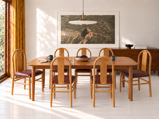 Set of Six Leather Dining Chairs by Fratelli Montina - 1970s, Italy (2 Sets Available)