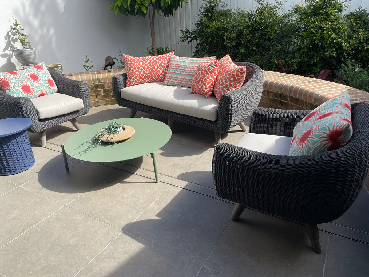 Three Seater Outdoor Lounge by Osier Belle