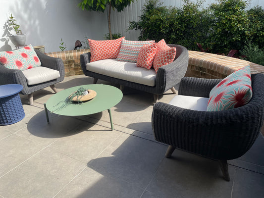 Three Seater Outdoor Lounge by Osier Belle