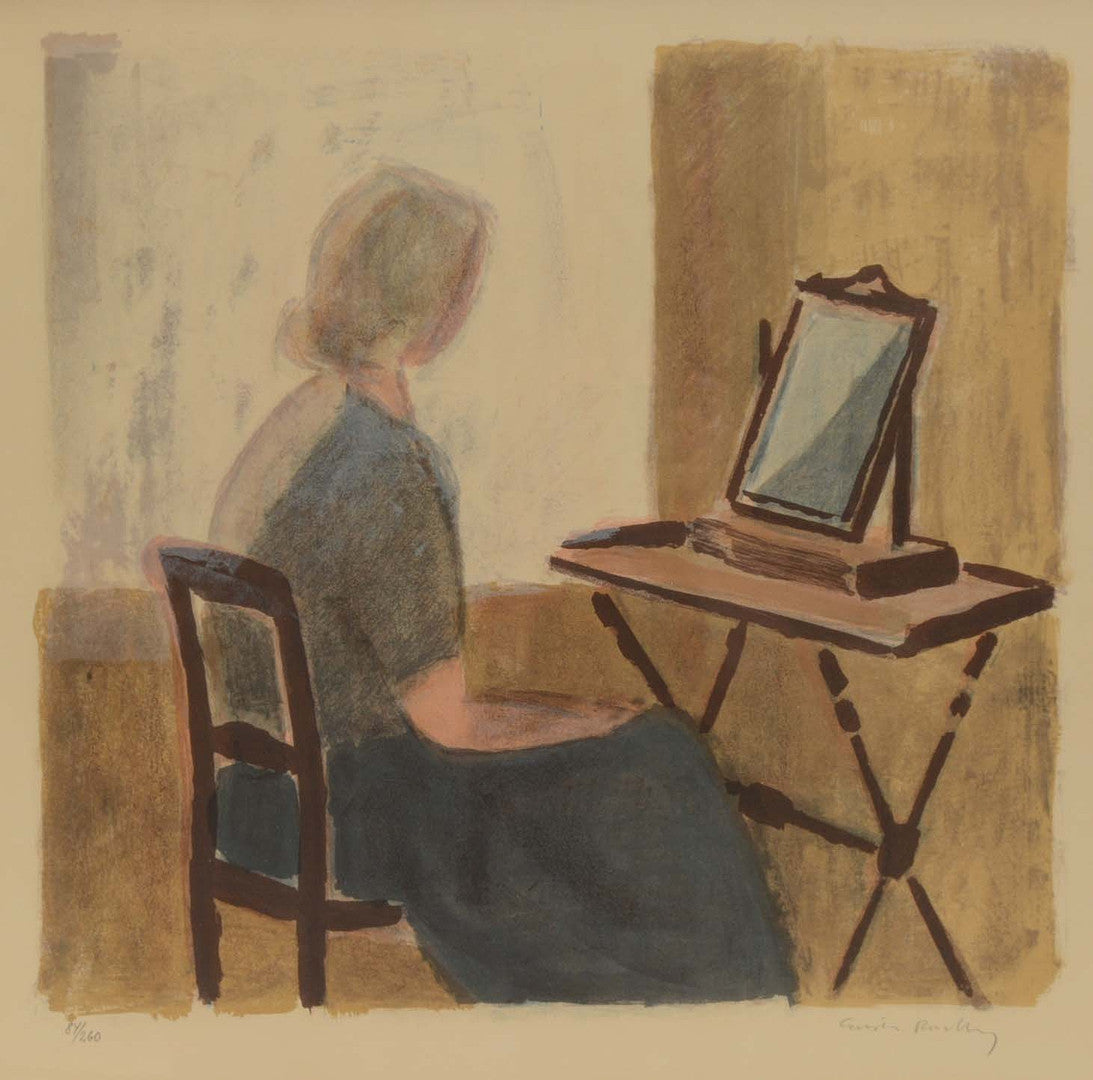 Signed Lithograph by Gustav Rudberg, Sweden