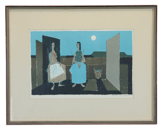 Signed Lithograph by Fabian Lundqvist, Sweden 1961