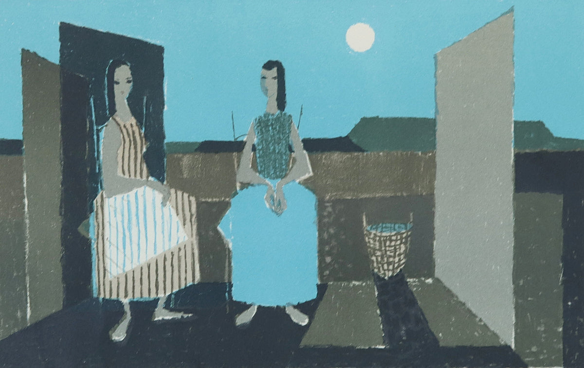 Signed Lithograph by Fabian Lundqvist, Sweden 1961