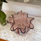 Vintage Striped Murano Vase