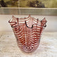Vintage Striped Murano Vase