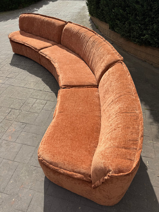 Large Curved Sofa Set