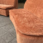 Large curved Cinnamon sofa set